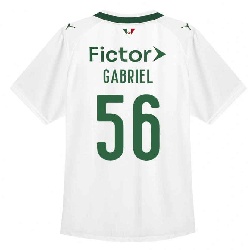 Danxen Uomo Maglia Arthur Gabriel #56 Verde Bianco Kit Gara Away 2026/27 Maglietta