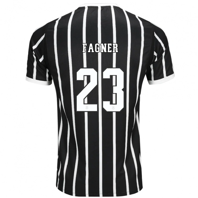 Danxen Uomo Maglia Fagner #23 Nero Bianco Rosso Kit Gara Away 2026/27 Maglietta