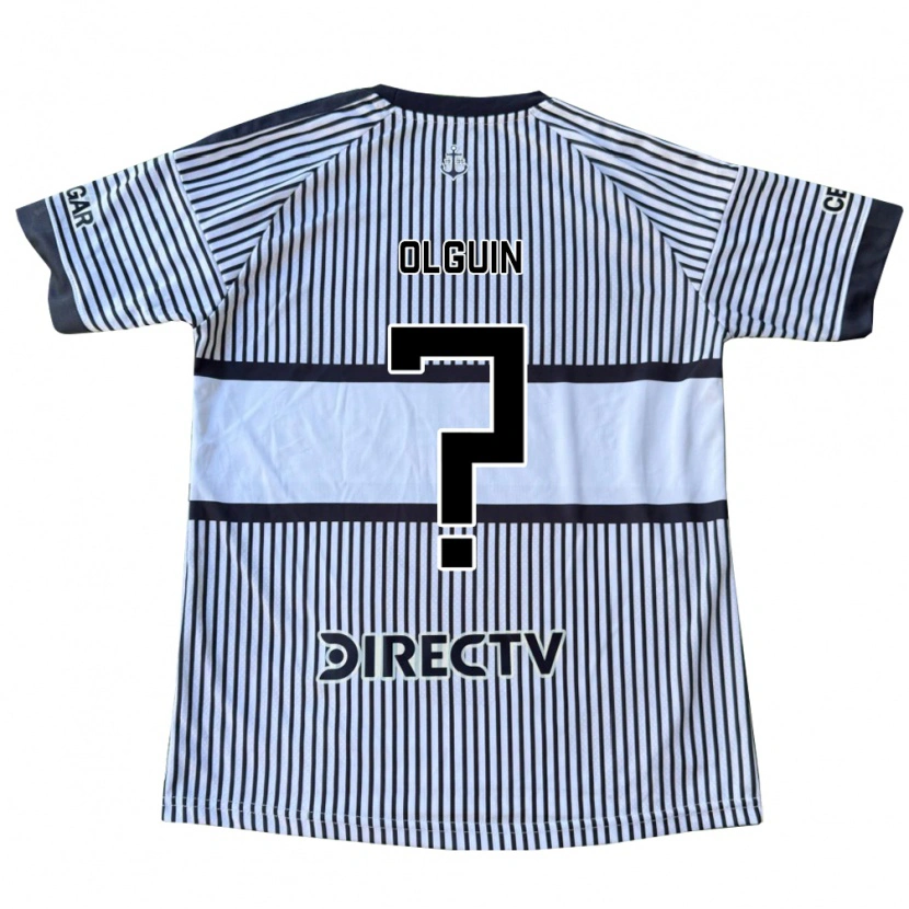 Danxen Uomo Maglia Matias Olguin #0 Bianco Giallo Nero Kit Gara Away 2026/27 Maglietta