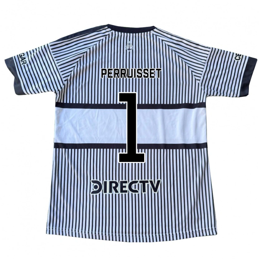 Danxen Uomo Maglia Thiago Perruisset #1 Bianco Giallo Nero Kit Gara Away 2026/27 Maglietta