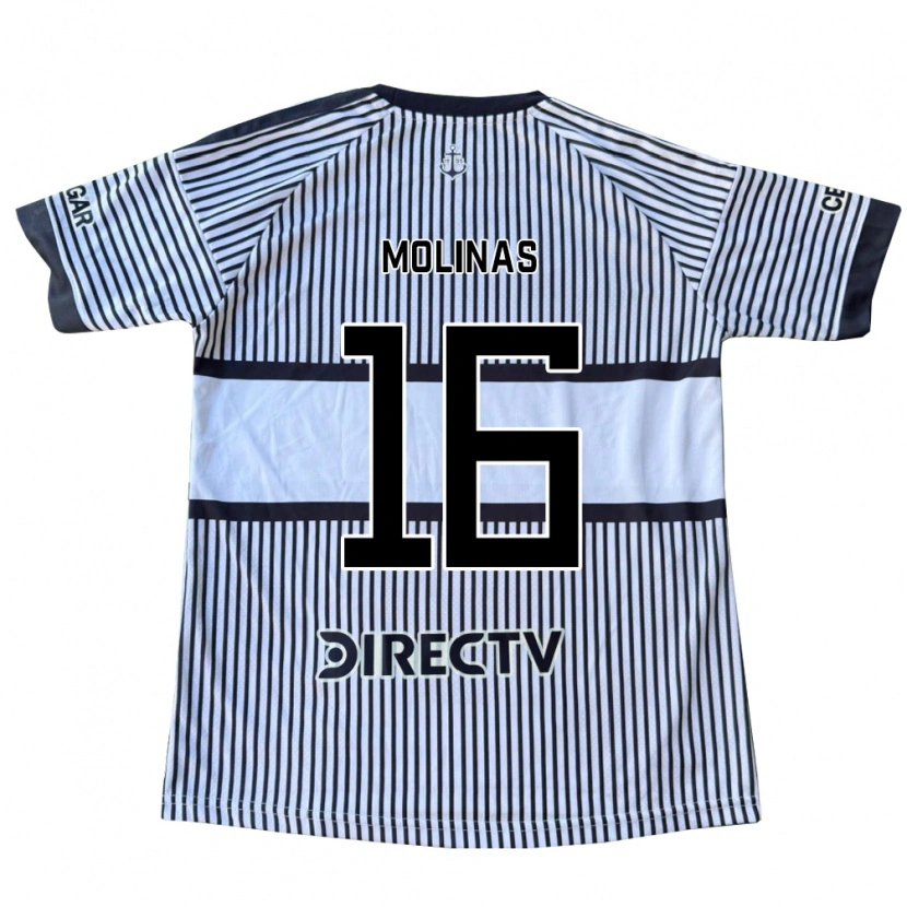 Danxen Uomo Maglia Aaron Molinas #16 Bianco Giallo Nero Kit Gara Away 2026/27 Maglietta