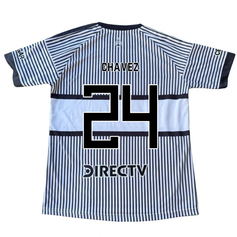 Danxen Uomo Maglia Gabriela Chavez #24 Bianco Giallo Nero Kit Gara Away 2026/27 Maglietta