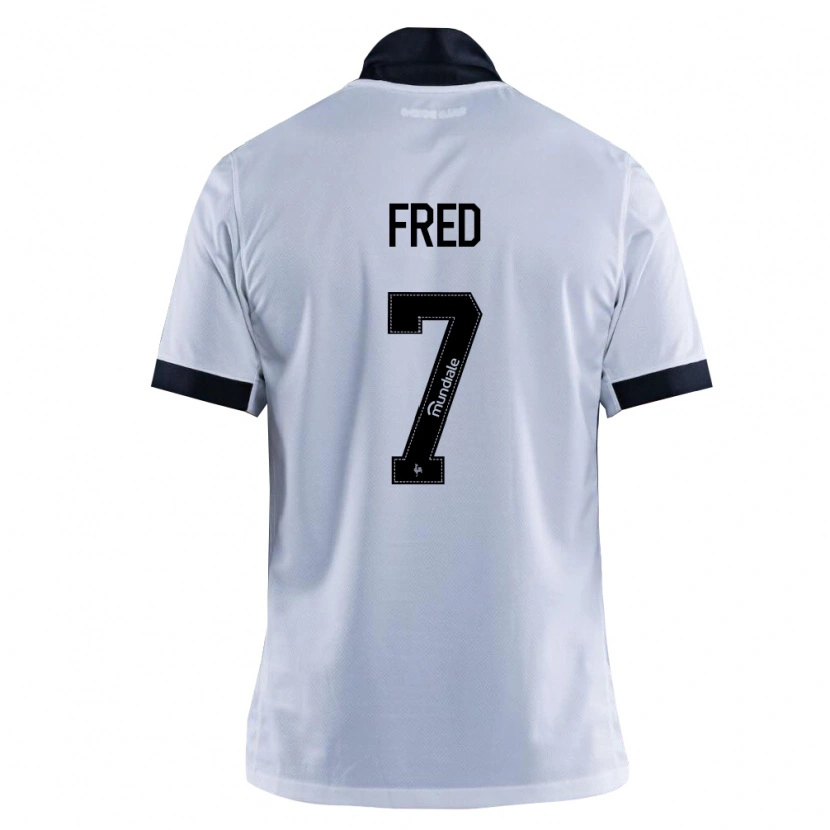 Danxen Uomo Maglia Frederico Rodrigues De Paula Santos #7 Nero Bianco Kit Gara Away 2026/27 Maglietta