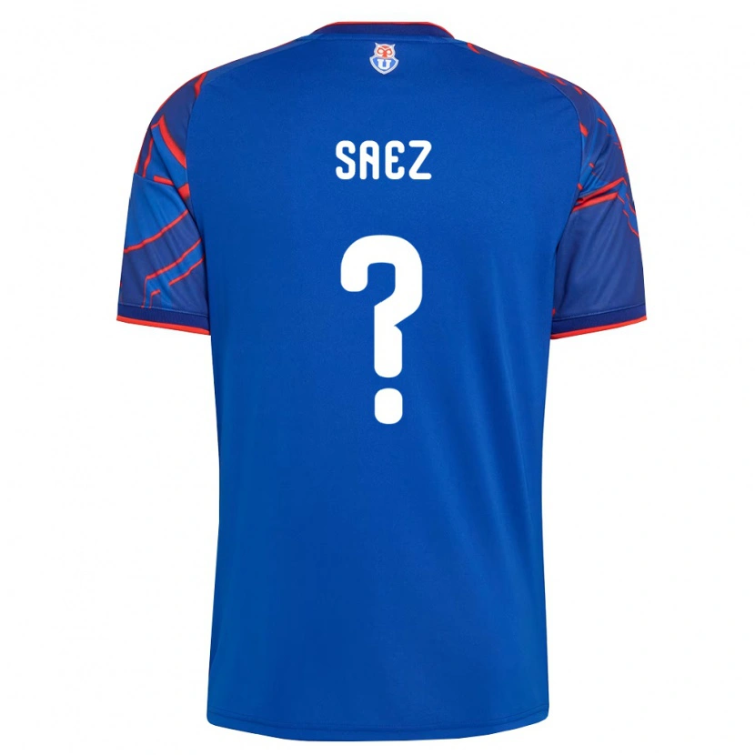 Danxen Donna Maglia Ignacio Sáez #0 Blu Reale Rosso Kit Gara Home 2026/27 Maglietta