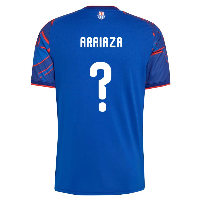 Danxen Donna Maglia Cristóbal Arriaza #0 Blu Reale Rosso Kit Gara Home 2026/27 Maglietta