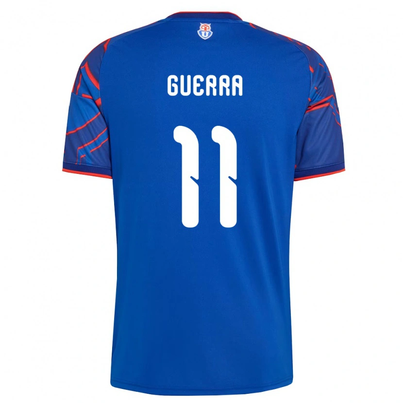 Danxen Donna Maglia Nicolás Guerra #11 Blu Reale Rosso Kit Gara Home 2026/27 Maglietta