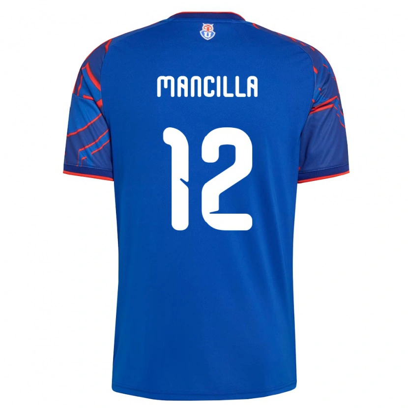 Danxen Donna Maglia Franco Mancilla #12 Blu Reale Rosso Kit Gara Home 2026/27 Maglietta