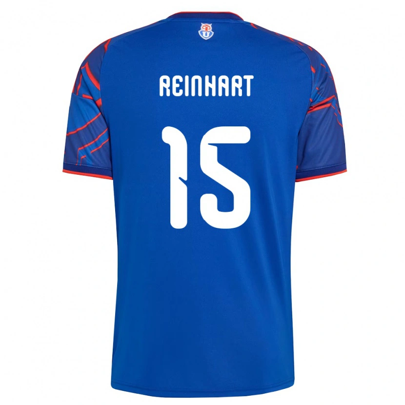 Danxen Donna Maglia Tobías Reinhart #15 Blu Reale Rosso Kit Gara Home 2026/27 Maglietta