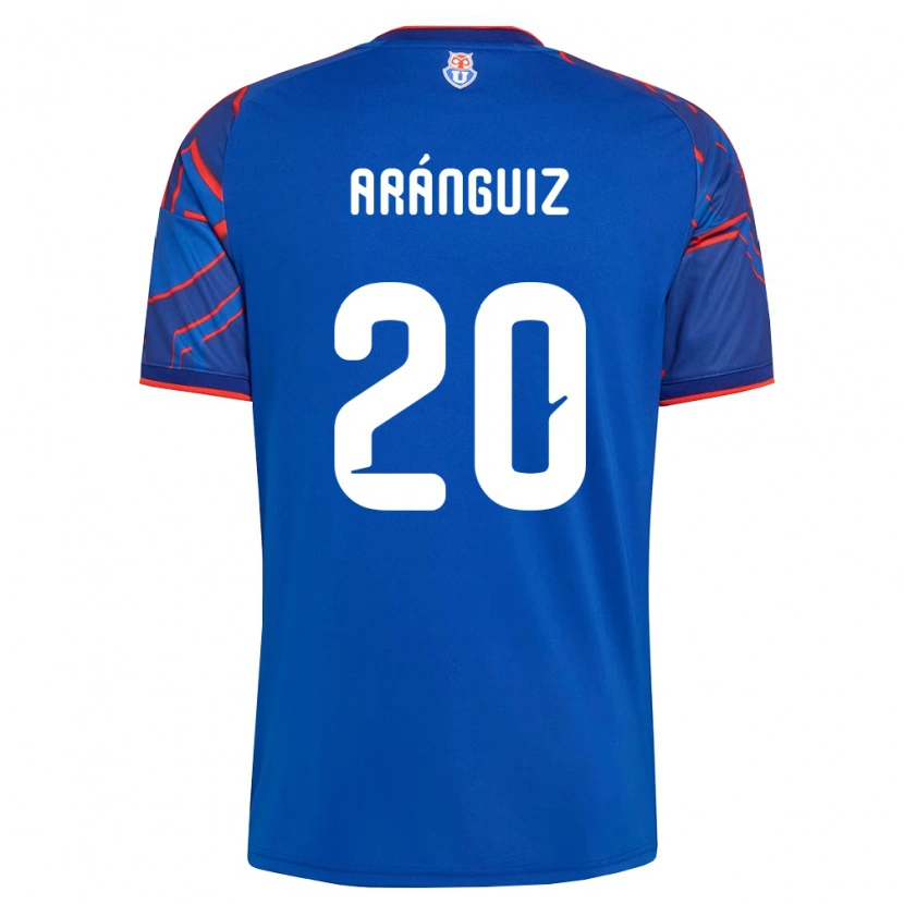 Danxen Donna Maglia Charles Aránguiz #20 Blu Reale Rosso Kit Gara Home 2026/27 Maglietta
