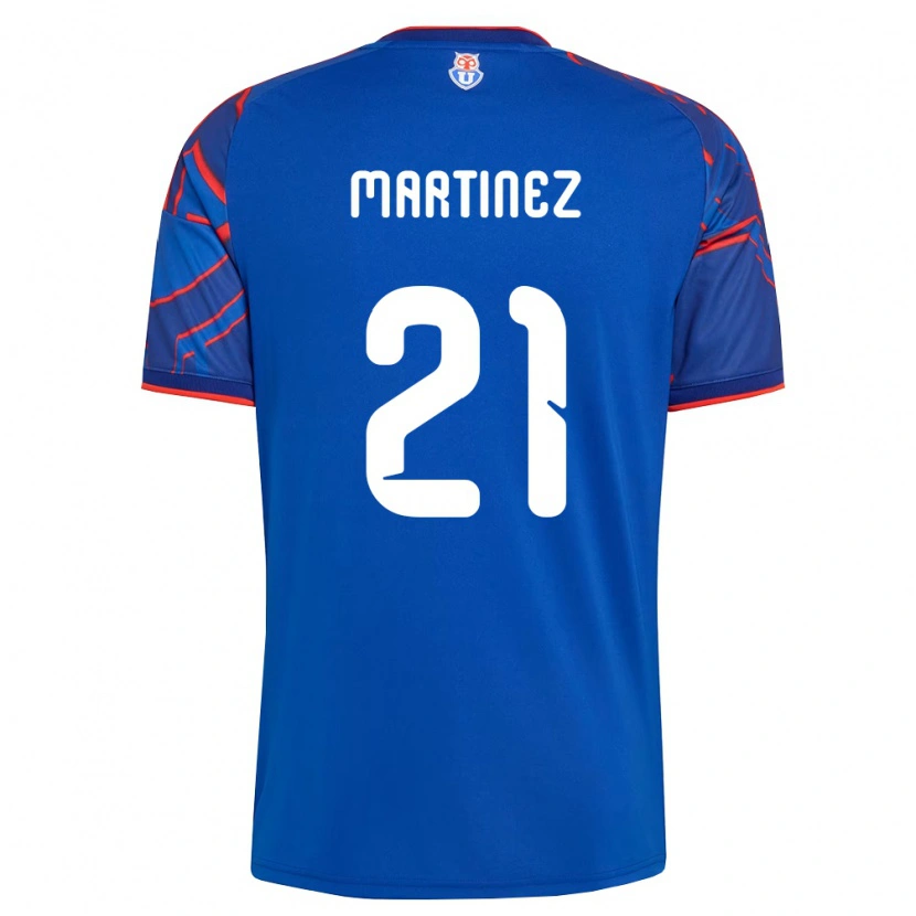 Danxen Donna Maglia Maria Martínez #21 Blu Reale Rosso Kit Gara Home 2026/27 Maglietta