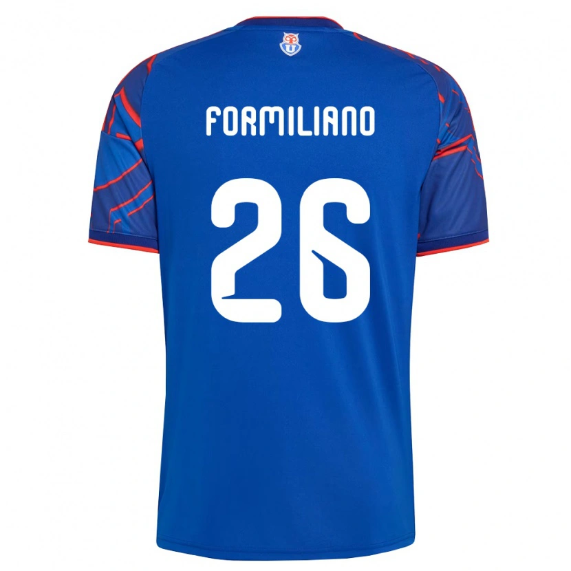 Danxen Donna Maglia Fabricio Formiliano #26 Blu Reale Rosso Kit Gara Home 2026/27 Maglietta