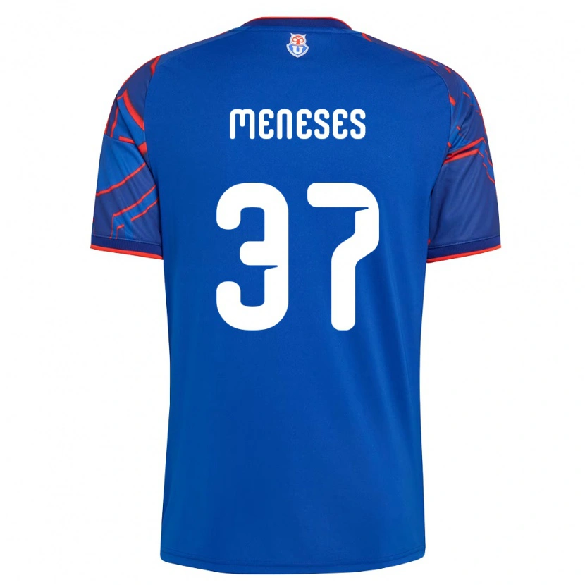 Danxen Donna Maglia Tomás Meneses #37 Blu Reale Rosso Kit Gara Home 2026/27 Maglietta