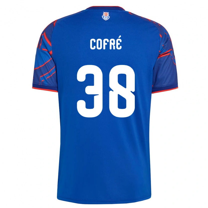 Danxen Donna Maglia Diego Cofré #38 Blu Reale Rosso Kit Gara Home 2026/27 Maglietta
