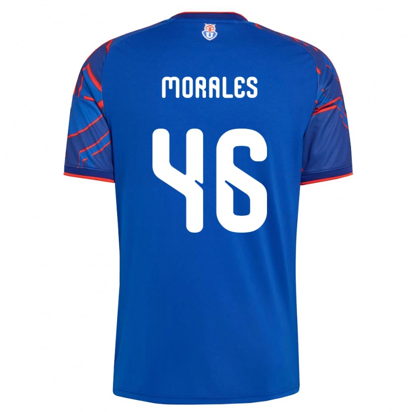 Danxen Donna Maglia Bastián Morales #46 Blu Reale Rosso Kit Gara Home 2026/27 Maglietta