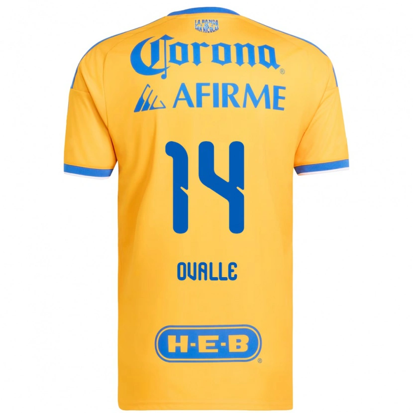 Danxen Donna Maglia Lizbeth Ovalle #14 Giallo Blu Kit Gara Home 2026/27 Maglietta