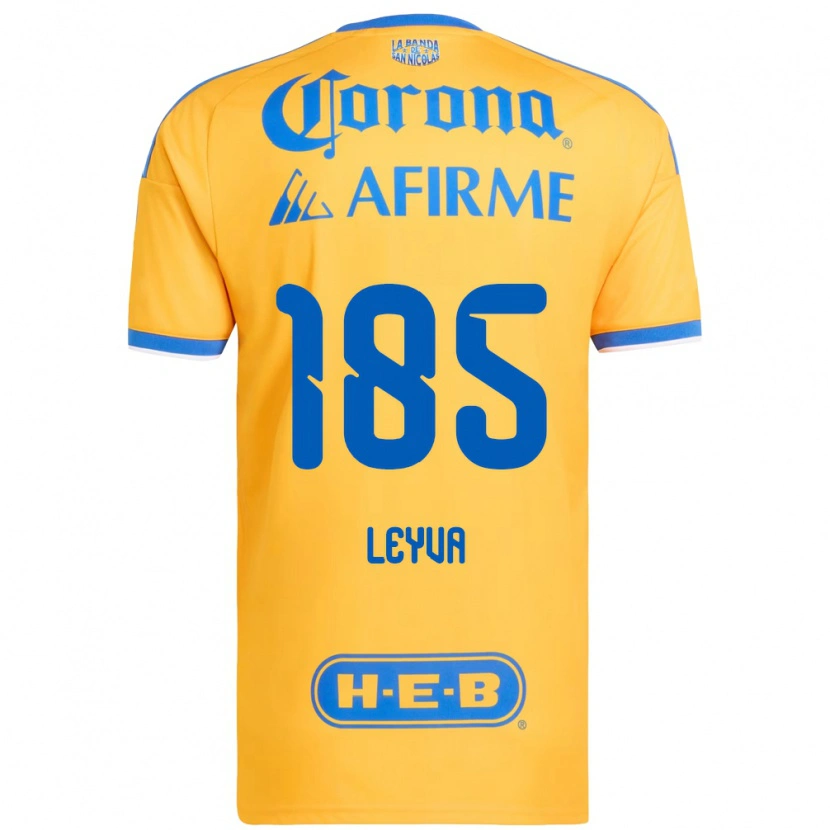 Danxen Donna Maglia Jorge Leyva #185 Giallo Blu Kit Gara Home 2026/27 Maglietta