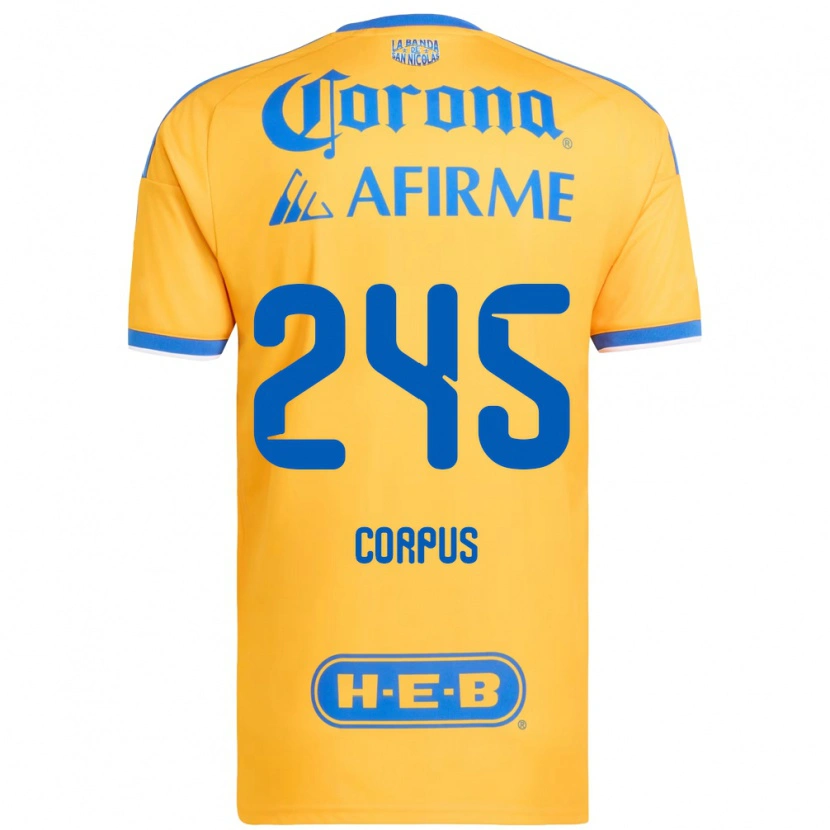 Danxen Donna Maglia Jean Corpus #245 Giallo Blu Kit Gara Home 2026/27 Maglietta