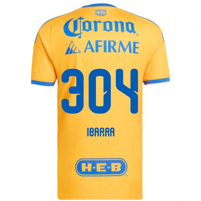 Danxen Donna Maglia Luis Ibarra #304 Giallo Blu Kit Gara Home 2026/27 Maglietta