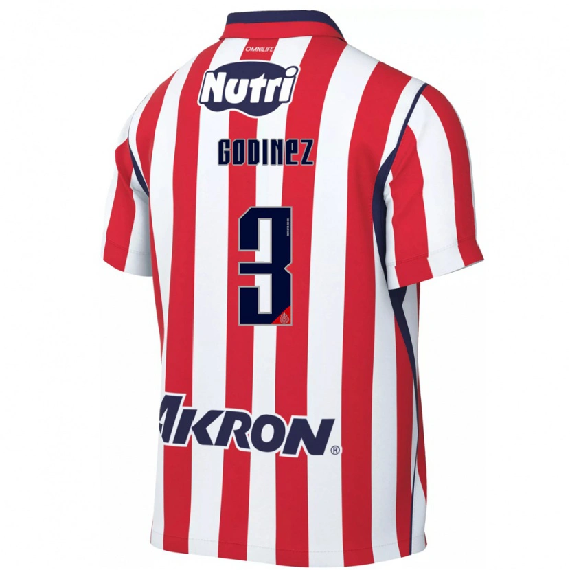 Danxen Donna Maglia Damaris Godínez #3 Rosso Bianco Kit Gara Home 2026/27 Maglietta