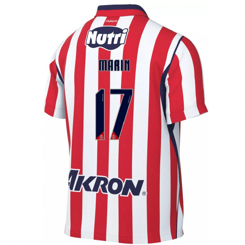 Danxen Donna Maglia Ricardo Marín #17 Rosso Bianco Kit Gara Home 2026/27 Maglietta