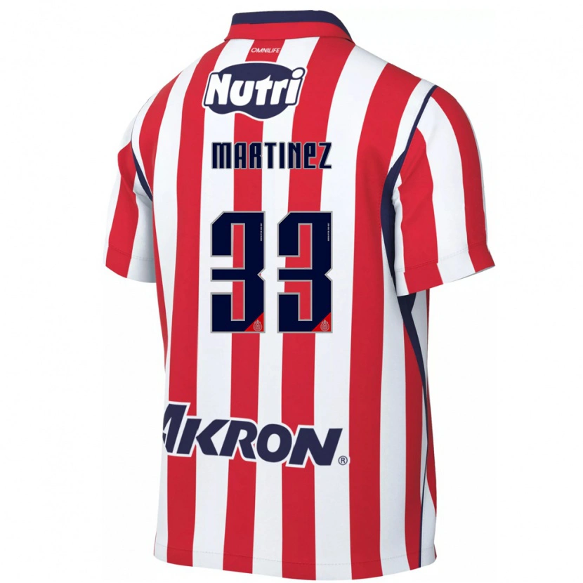 Danxen Donna Maglia Raúl Martínez #33 Rosso Bianco Kit Gara Home 2026/27 Maglietta