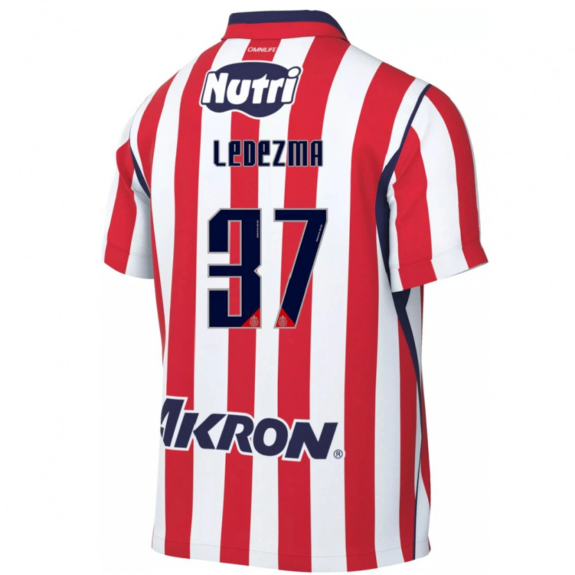 Danxen Donna Maglia Richard Ledezma #37 Rosso Bianco Kit Gara Home 2026/27 Maglietta