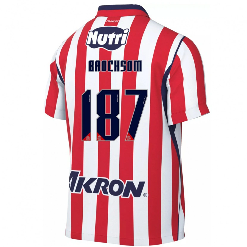 Danxen Donna Maglia Brandón Brocksom #187 Rosso Bianco Kit Gara Home 2026/27 Maglietta