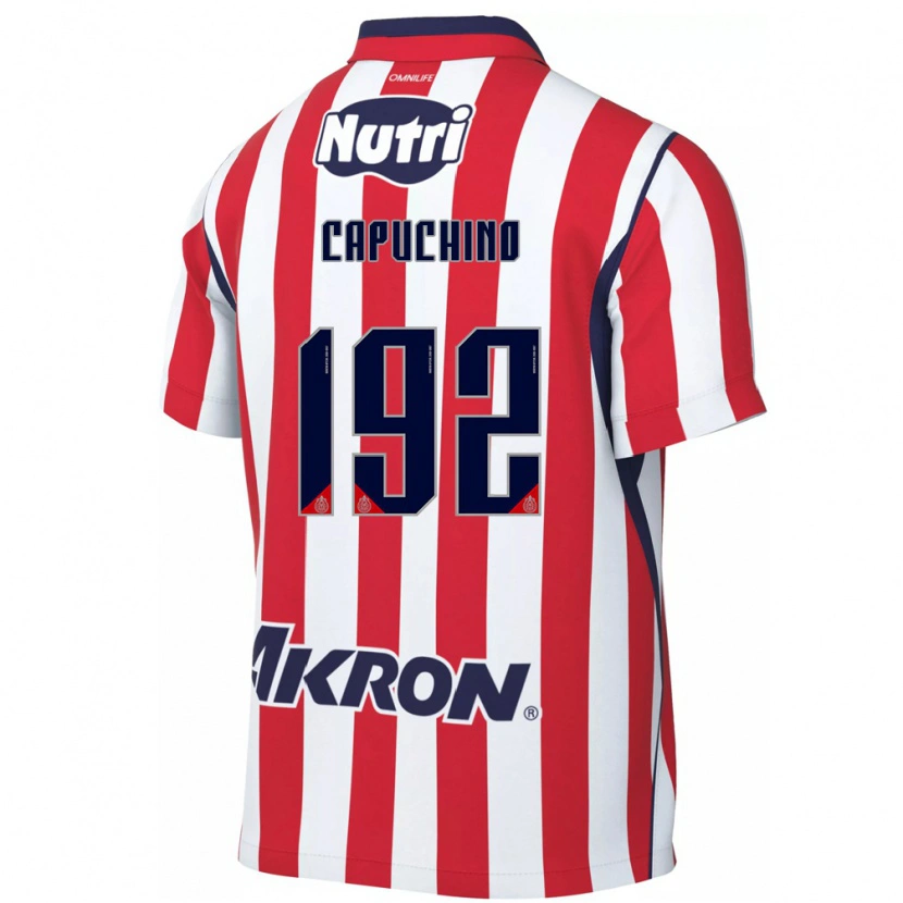 Danxen Donna Maglia Juan Capuchino #192 Rosso Bianco Kit Gara Home 2026/27 Maglietta