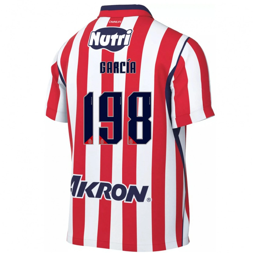 Danxen Donna Maglia Gael García #198 Rosso Bianco Kit Gara Home 2026/27 Maglietta
