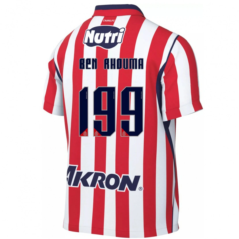 Danxen Donna Maglia Anwar Ben Rhouma #199 Rosso Bianco Kit Gara Home 2026/27 Maglietta