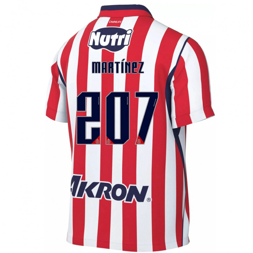 Danxen Donna Maglia Raúl Martínez #207 Rosso Bianco Kit Gara Home 2026/27 Maglietta