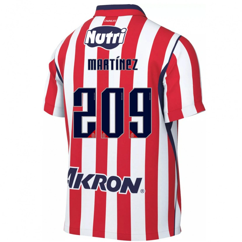 Danxen Donna Maglia Iván Martínez #209 Rosso Bianco Kit Gara Home 2026/27 Maglietta