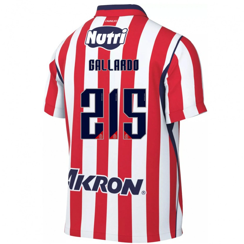 Danxen Donna Maglia Jonathan Gallardo #215 Rosso Bianco Kit Gara Home 2026/27 Maglietta