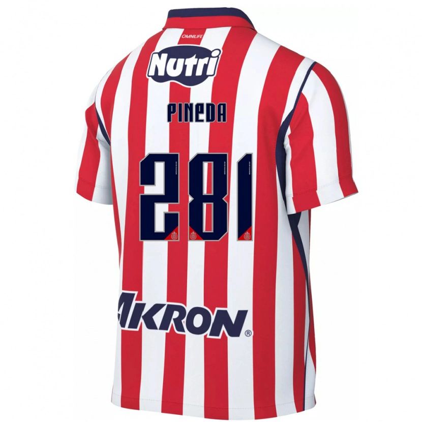 Danxen Donna Maglia Xoel Pineda #281 Rosso Bianco Kit Gara Home 2026/27 Maglietta