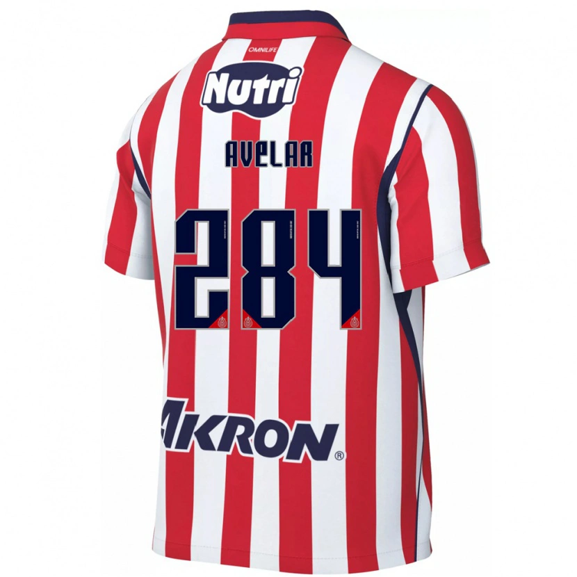 Danxen Donna Maglia Dylan Avelar #284 Rosso Bianco Kit Gara Home 2026/27 Maglietta