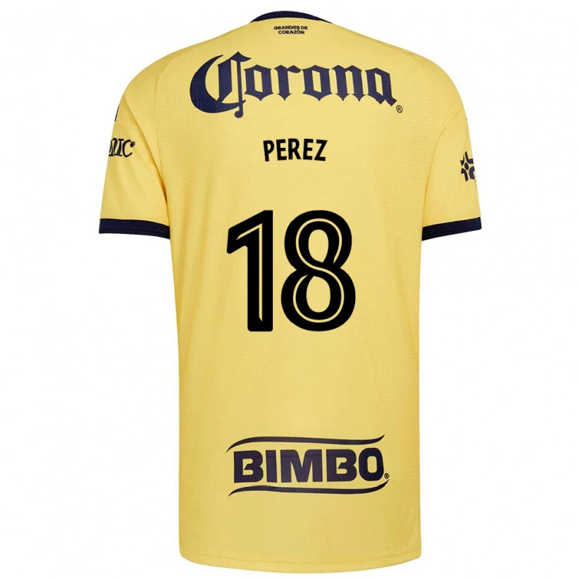 Danxen Donna Maglia Amanda Perez #18 Giallo Rosso Nero Kit Gara Home 2026/27 Maglietta