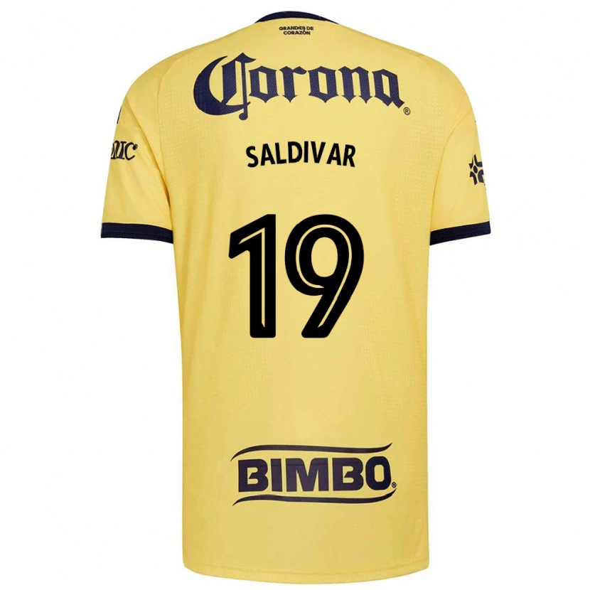 Danxen Donna Maglia Montserrat Saldivar #19 Giallo Rosso Nero Kit Gara Home 2026/27 Maglietta