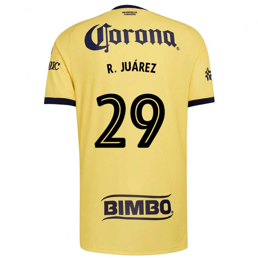 Danxen Donna Maglia Ramón Juárez #29 Giallo Rosso Nero Kit Gara Home 2026/27 Maglietta