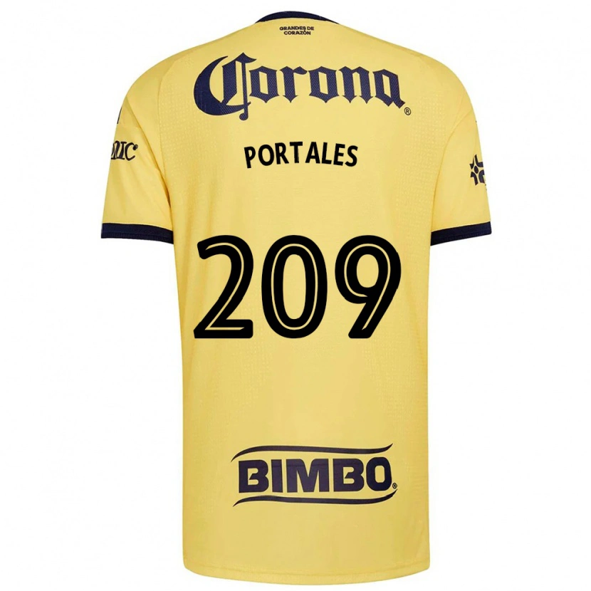 Danxen Donna Maglia Walter Portales #209 Giallo Rosso Nero Kit Gara Home 2026/27 Maglietta