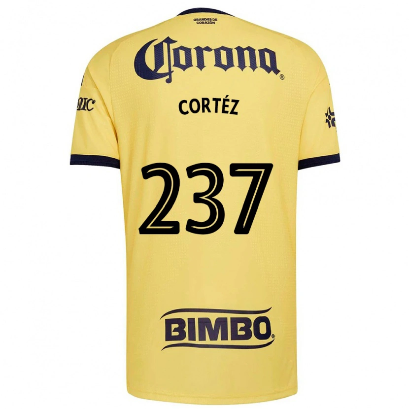 Danxen Donna Maglia Guillermo Cortéz #237 Giallo Rosso Nero Kit Gara Home 2026/27 Maglietta