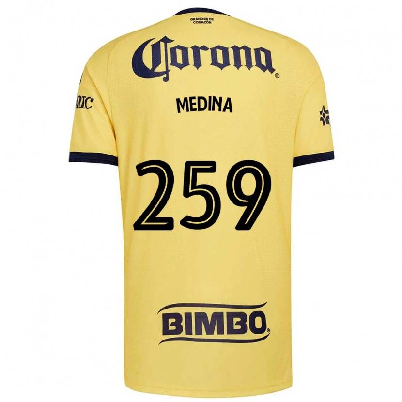 Danxen Donna Maglia Sebastián Medina #259 Giallo Rosso Nero Kit Gara Home 2026/27 Maglietta