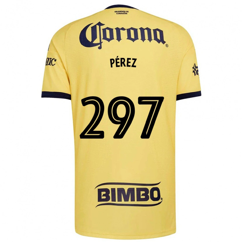 Danxen Donna Maglia Froylan Pérez #297 Giallo Rosso Nero Kit Gara Home 2026/27 Maglietta