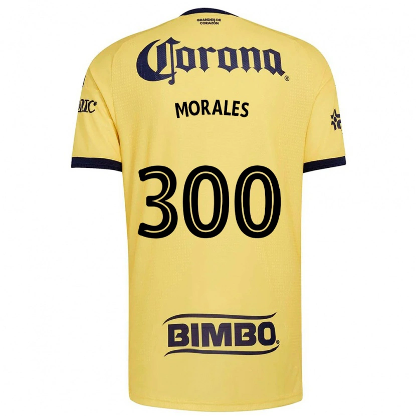 Danxen Donna Maglia Jareth Morales #300 Giallo Rosso Nero Kit Gara Home 2026/27 Maglietta