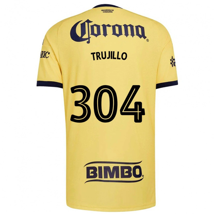 Danxen Donna Maglia Luis Trujillo #304 Giallo Rosso Nero Kit Gara Home 2026/27 Maglietta