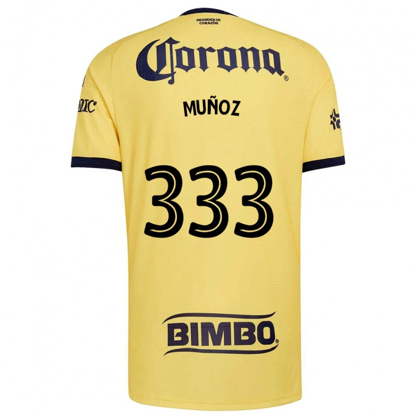 Danxen Donna Maglia Aarón Muñoz #333 Giallo Rosso Nero Kit Gara Home 2026/27 Maglietta