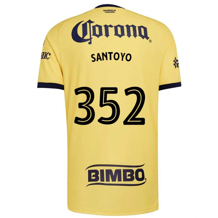 Danxen Donna Maglia Julio Santoyo #352 Giallo Rosso Nero Kit Gara Home 2026/27 Maglietta