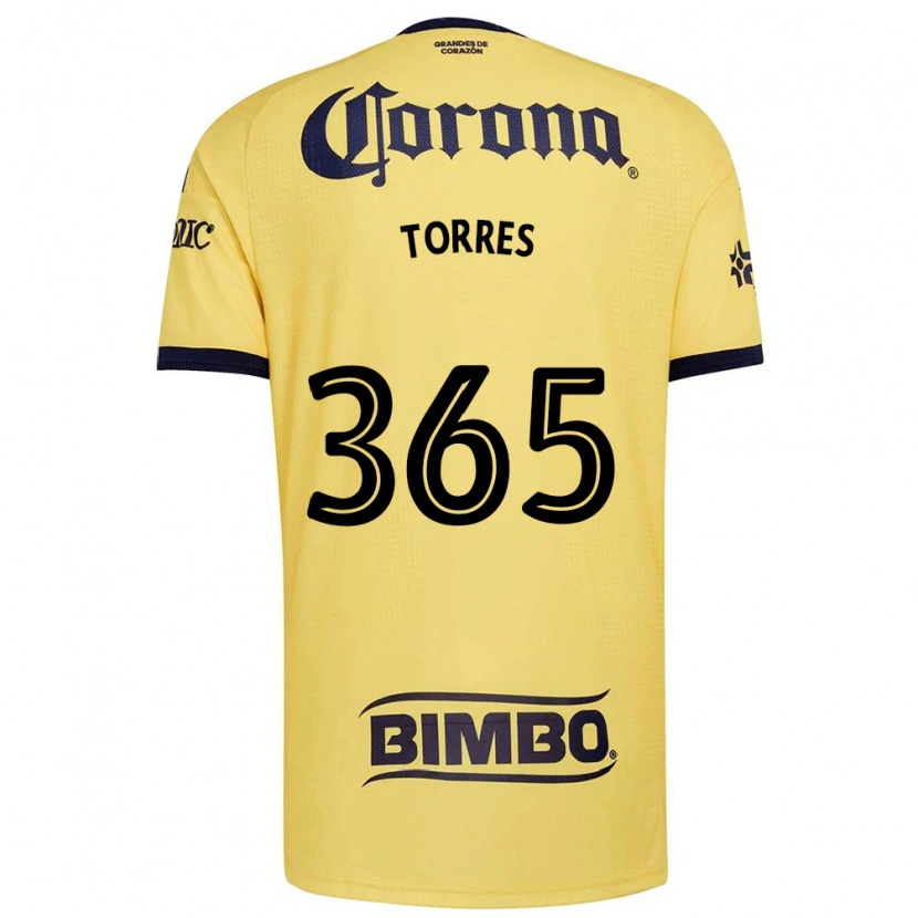 Danxen Donna Maglia Uriel Torres #365 Giallo Rosso Nero Kit Gara Home 2026/27 Maglietta