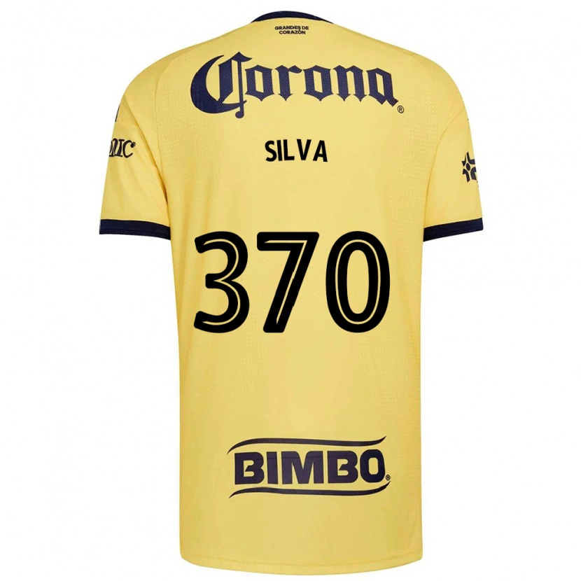 Danxen Donna Maglia Sebastián Silva #370 Giallo Rosso Nero Kit Gara Home 2026/27 Maglietta