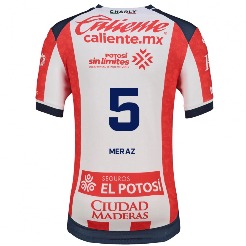 Danxen Donna Maglia Roberto Meraz #5 Rosso Bianco Nero Kit Gara Home 2026/27 Maglietta
