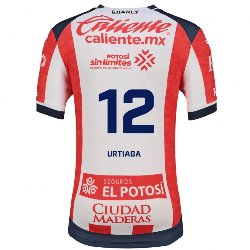 Danxen Donna Maglia Diego Urtiaga #12 Rosso Bianco Nero Kit Gara Home 2026/27 Maglietta